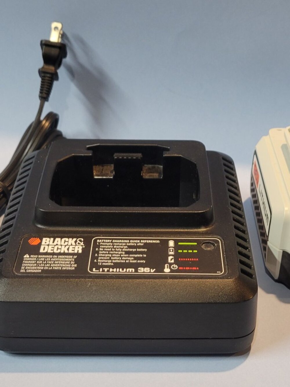 Black & Decker LBX36 36V 1.3ah Lithium Battery & LCS36 Type 1 Charger